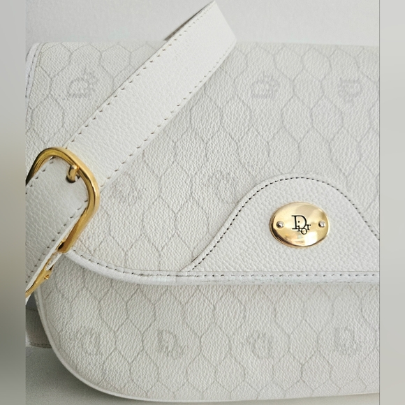 Authentic DIOR Set Honeycomb Versatile Shoulder Crossbody Pochette Wallet 2pc - Picture 4 of 16